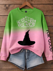 Women's American Musical Fantasy Film Inspired Art Print Sweatshirt