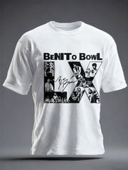 Unisex Bunny Football Music Lover Printed T-shirt