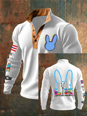 Men's Bunny Football Music Lover Printed Tops