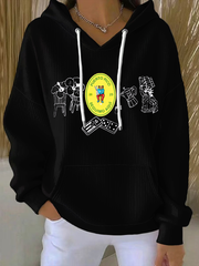 Women's Puerto Rico Print Casual Sweatshirt