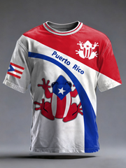 Men's Puerto Rico Coqui Frog-Designed short sleeves t-shirt
