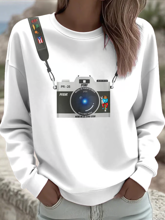 Women's Puerto Rico Print Sweatshirt
