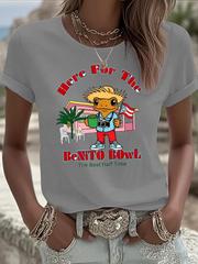 Women's Here For The Benito Bowl  Iron On Short Sleeve T-Shirt