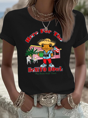 Women's Here For The Benito Bowl  Iron On Short Sleeve T-Shirt
