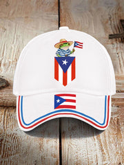 Unisex Benito Bowl frog Design Print Hat