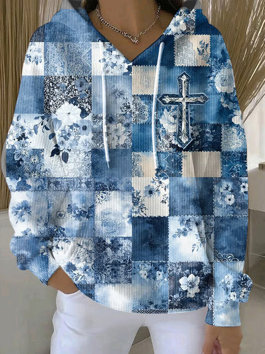 Women's Faith Art Print Hoodie