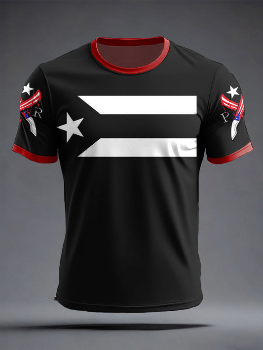 Men's Puerto Rico Art Printed T-shirt