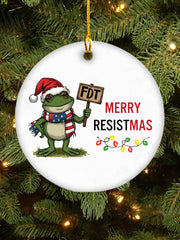 Merry Resistmas Print Pendant