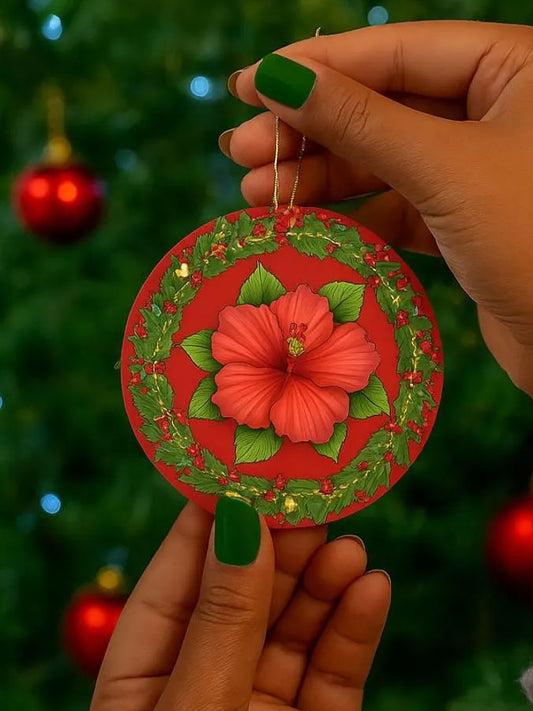 Puerto Rico Art Printed Acrylic Decoration