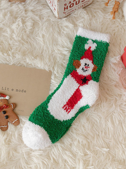 Unisex Christmas Plush Socks