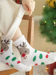 Unisex Christmas Plush Socks