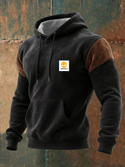 Men's Vintage Winter Western Style Printed Hoodie