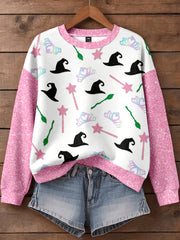 Women's Musical Inspired Art Print Sweatshirt