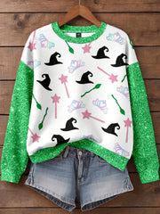 Women's Musical Inspired Art Print Sweatshirt