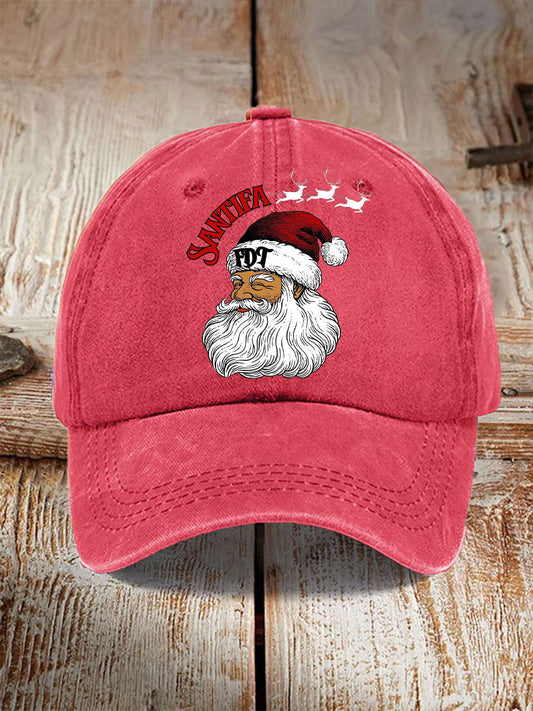 Santa Claus FDT Print Casual Unisex Hat
