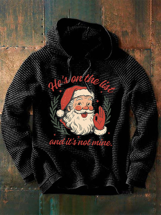 Men's Christmas FDT Print Casual Hoodie