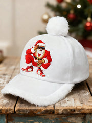 Unisex African-American Santa Claus print Hat