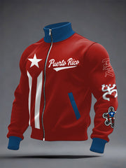 Men's Puerto Rico Proud Printed Coat