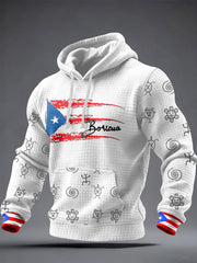 Men's Puerto Rico Proud Printed Hoodie