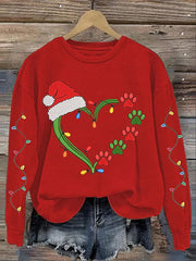 Women's Christmas Print Sweatshirt