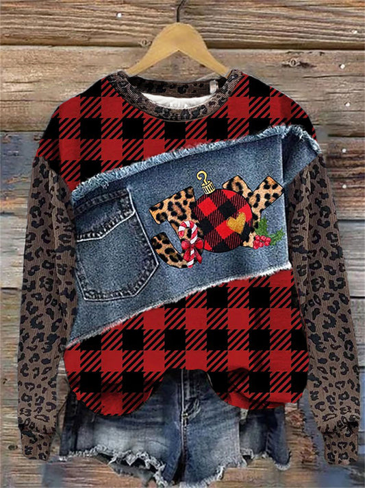 Women's Christmas Art Printed Sweatshirt