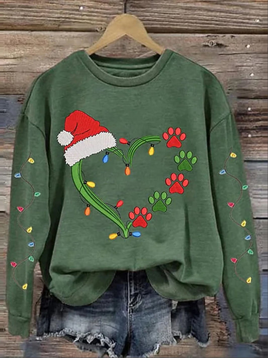 Women's Christmas Print Sweatshirt
