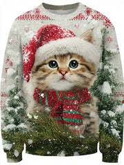 Men's Christmas Printed Casual imitation sweater