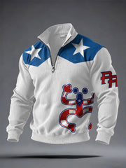 Men's Puerto Rico Printed Casual Tops