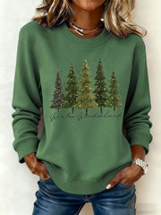 Women's Christmas Print Casual Sweatshirt