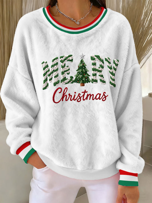 Women's Christmas Print Casual Sweatshirt